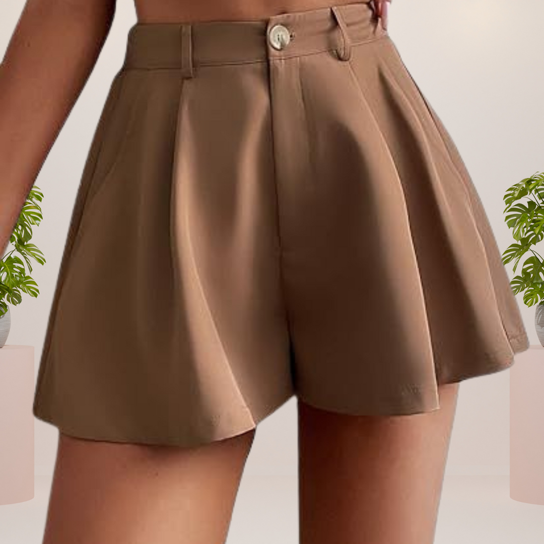 Pantalones cortos de mujer con cintura alta