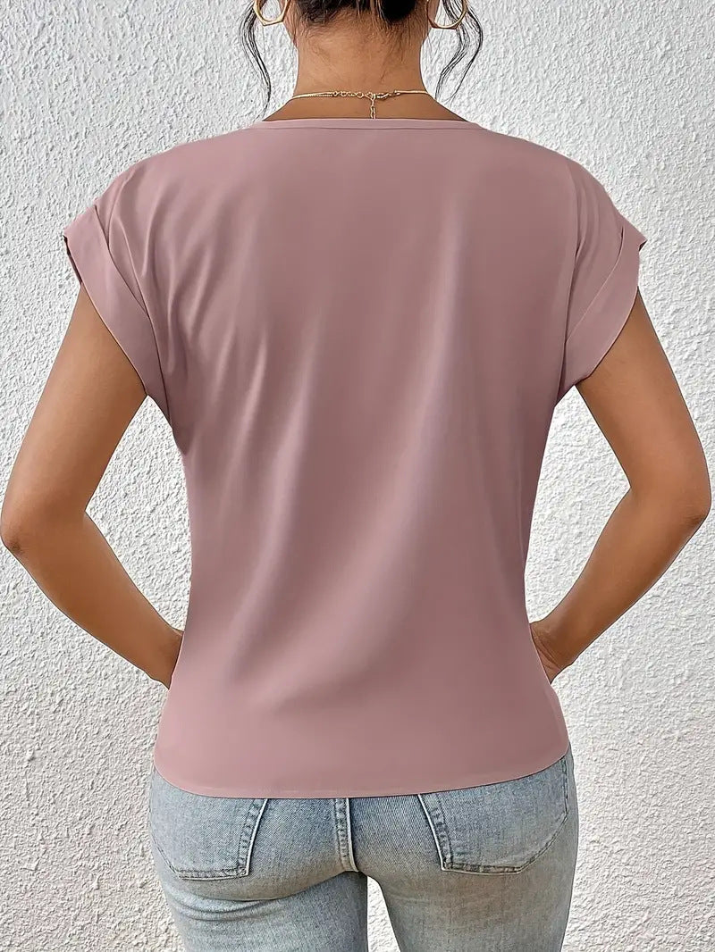 Top perfecto con escote en V