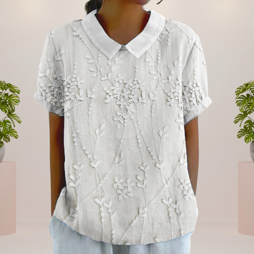 Blusa con estampado floral