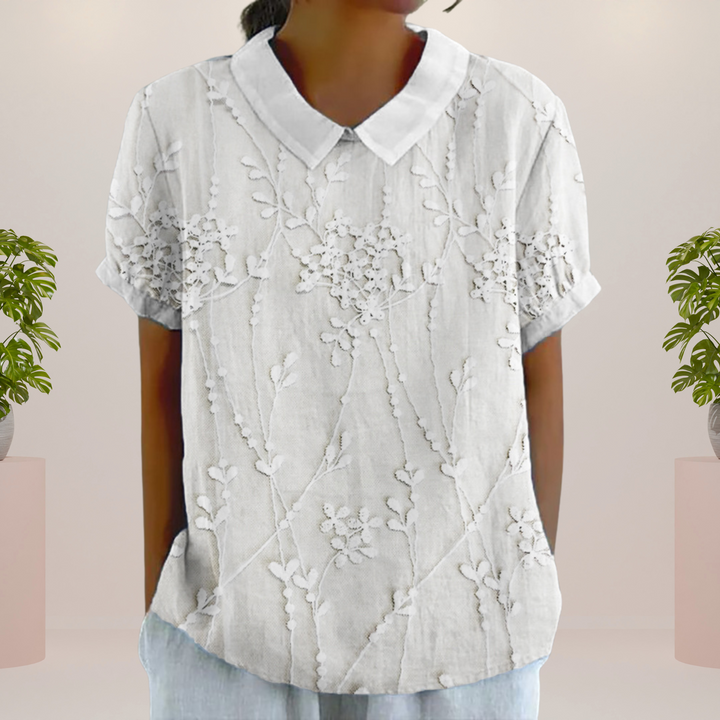 Blusa con estampado floral