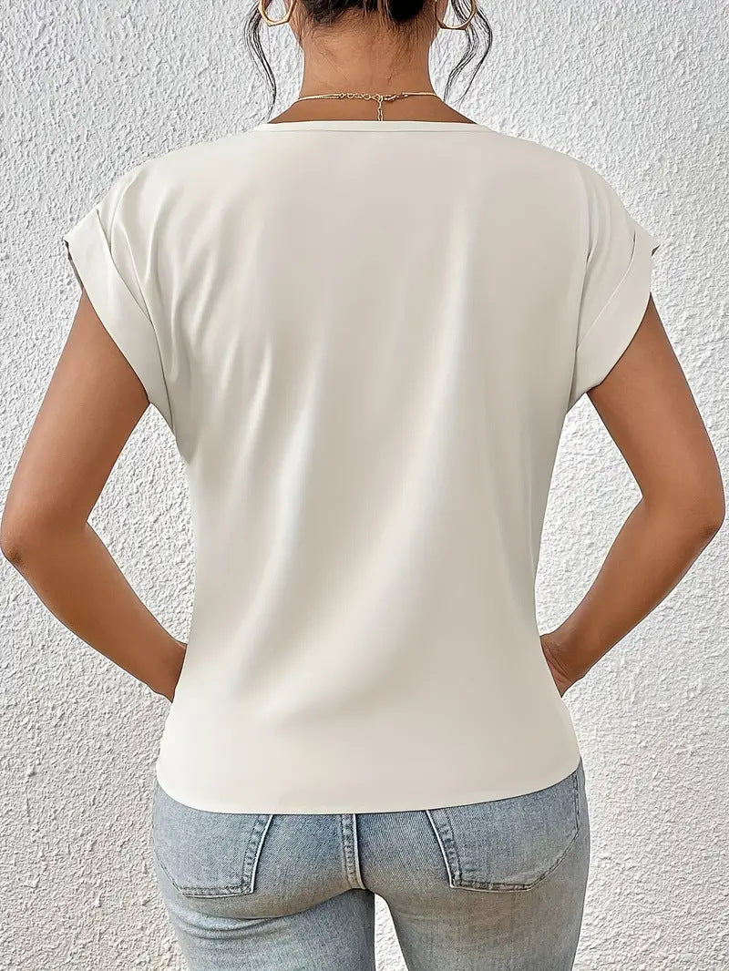 Top perfecto con escote en V