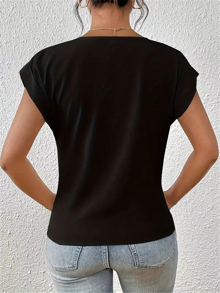 Top perfecto con escote en V