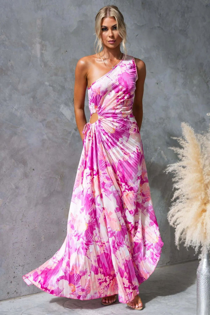 Sienna™ | Elegante maxi vestido con recortes