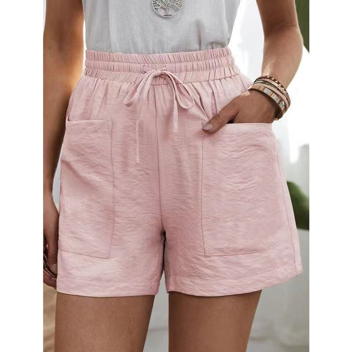 Pantalones cortos de mezcla de lino Effortless