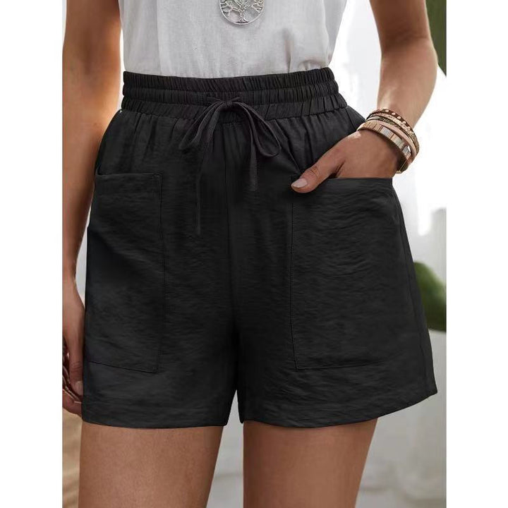 Pantalones cortos de mezcla de lino Effortless