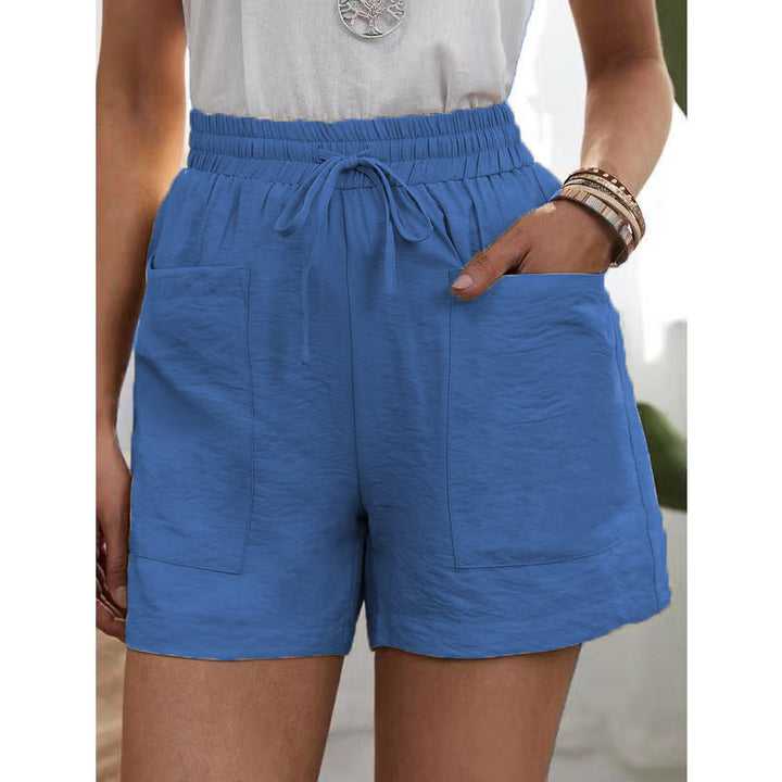 Pantalones cortos de mezcla de lino Effortless