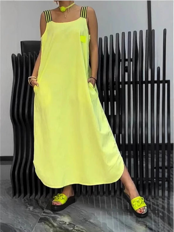Vestido Tirantes separados Holgado