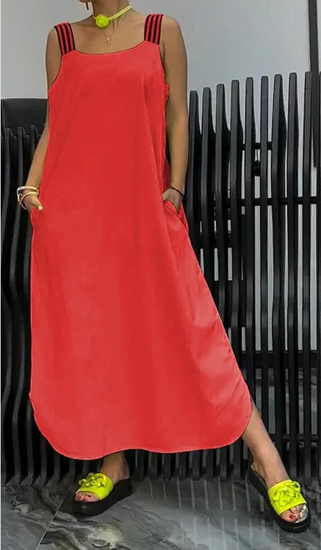 Vestido Tirantes separados Holgado