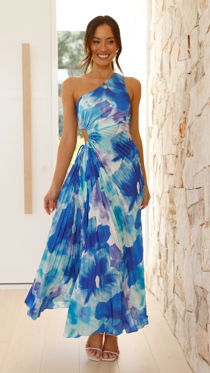 Sienna™ | Elegante maxi vestido con recortes