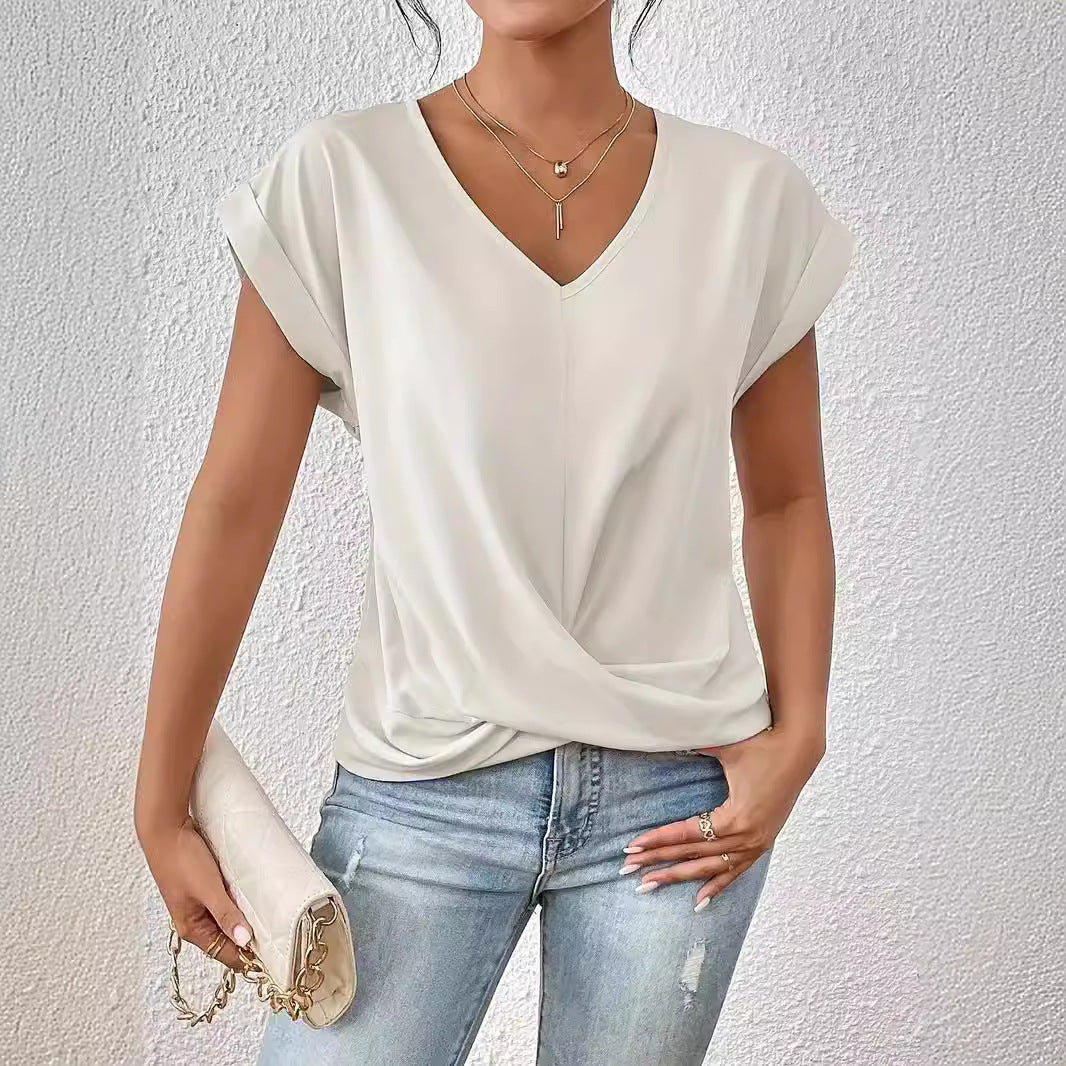Top perfecto con escote en V