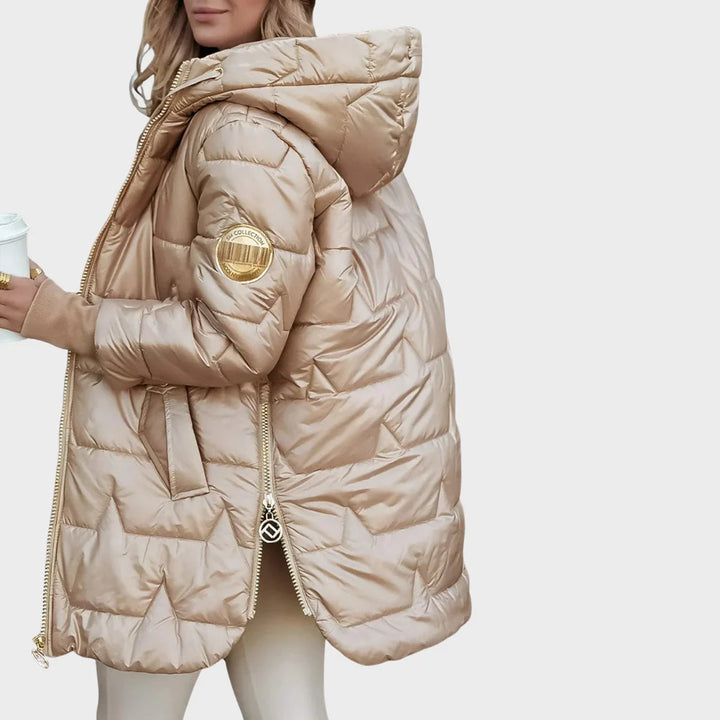 Nolwen - Abrigo de Invierno Elegante con Capucha
