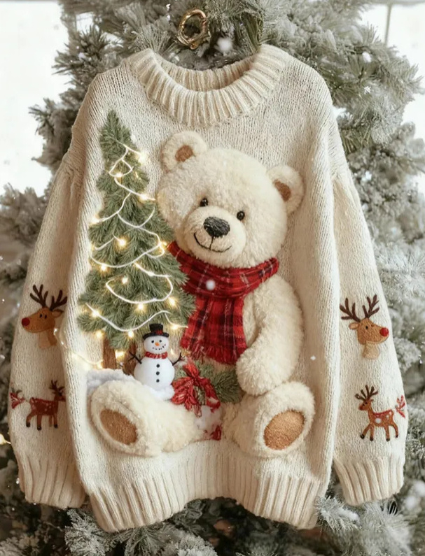 Elena™ | Jersey navideño festivo