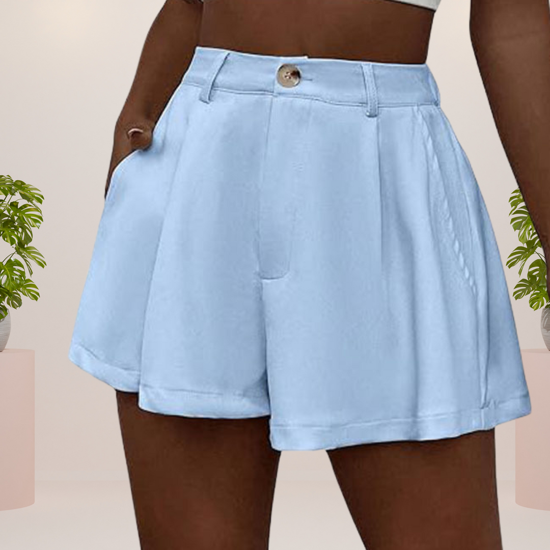 Pantalones cortos de mujer con cintura alta