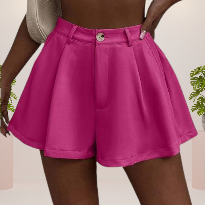 Pantalones cortos de mujer con cintura alta