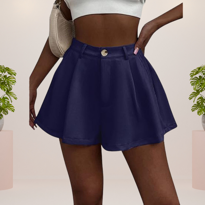 Pantalones cortos de mujer con cintura alta