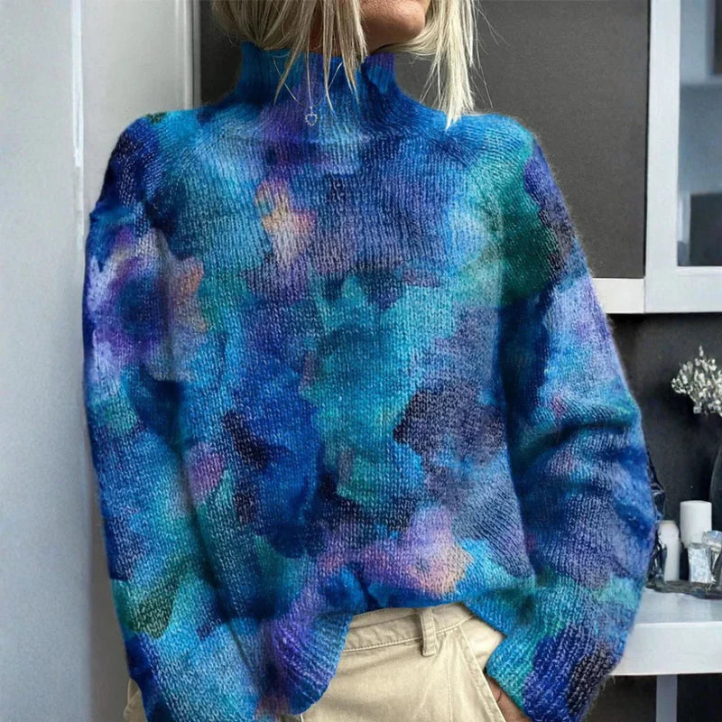 Clara™ | Jersey de cuello alto cálido y elegante