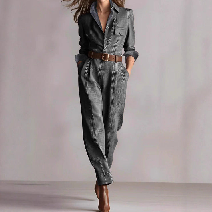 Carmela™ | Mono a cuadros de estilo clásico