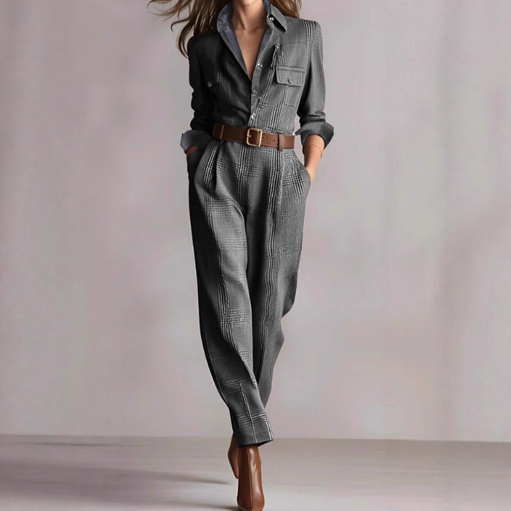 Carmela™ | Mono a cuadros de estilo clásico