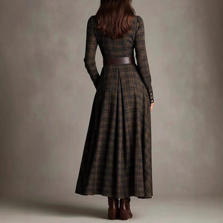 Elena™ | Vestido maxi de estilo vintage con botones elegantes