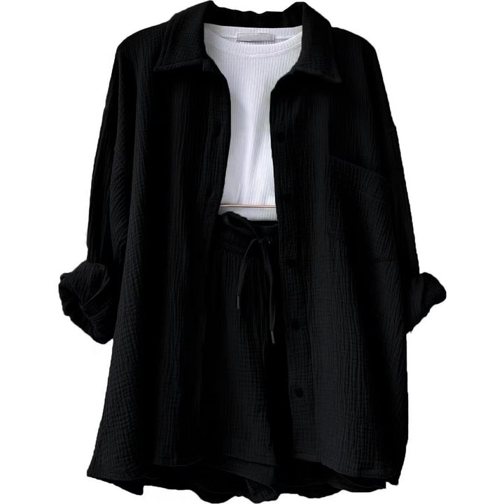Traje de dos piezas de algodón