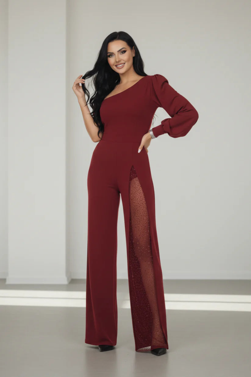 Inés™ | Mono elegante con abertura lateral y diseño sofisticado