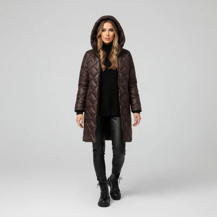 Inmaculada™ | Abrigo acolchado premium con capucha y corte favorecedor