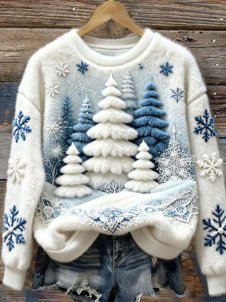 Luna™ | Suéter navideño acogedor con diseño invernal 3D
